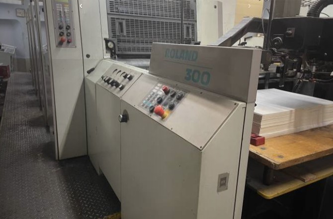 Used printing machinery